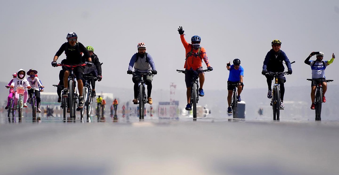 paseo ciclista aeropuerto felipe angeles aifa