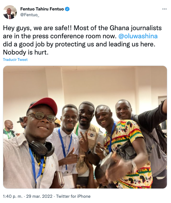 Los destrozos en el Estadio de Abuja por la eliminación de Nigeria previa a Qatar 2022