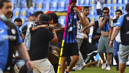 Elementos de seguridad brillaron por su ausencia durante actos de violencia en el Querétaro vs Atlas