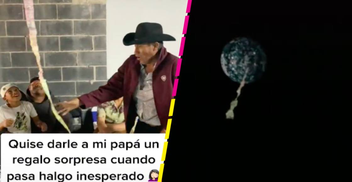 Como cuando le regalas dinero a tu papá con un globo y se va volando