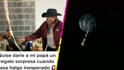 Como cuando le regalas dinero a tu papá con un globo y se va volando