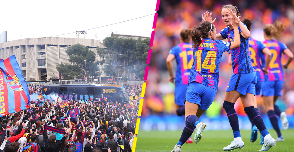 El ambientazo en el Camp Nou y los goles del Barcelona vs Wolfsburgo en semis de Champions Femenil