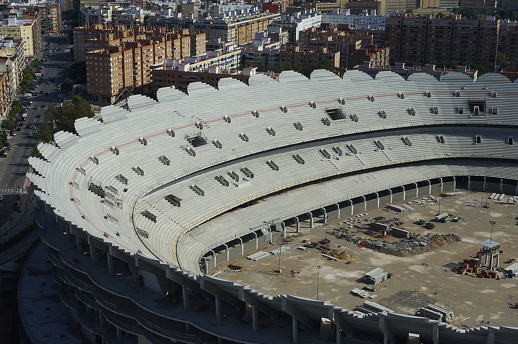 Estadio abandonado Nuevo Mestalla