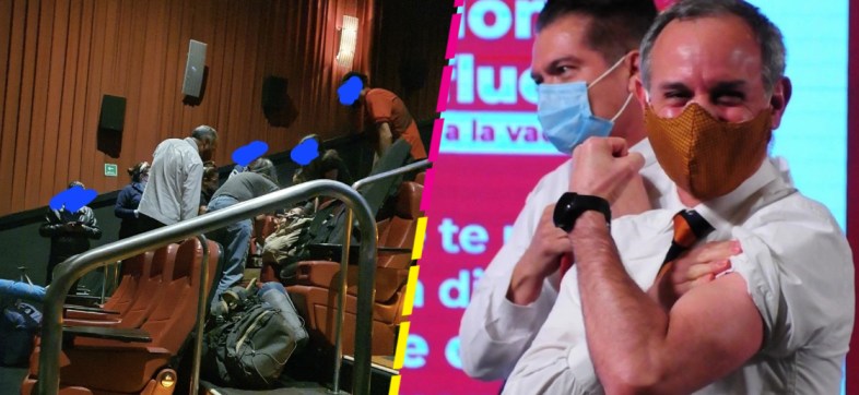 López Gatell ayudó a un joven que presentó convulsiones en un cine