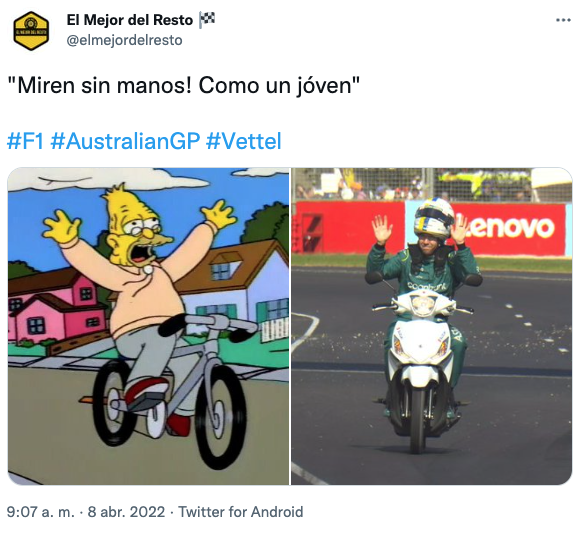 La multa (y los memes) que dejó el paseo de Vettel en scooter durante las prácticas en Australia