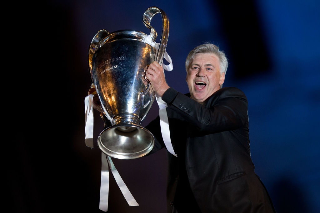 Nikt nie ma tylu Lig Mistrzów co Carlo Ancelotti