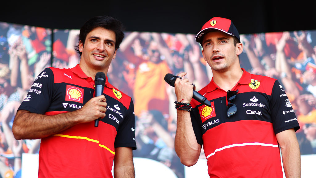 Charles Leclerc y Carlos Sainz