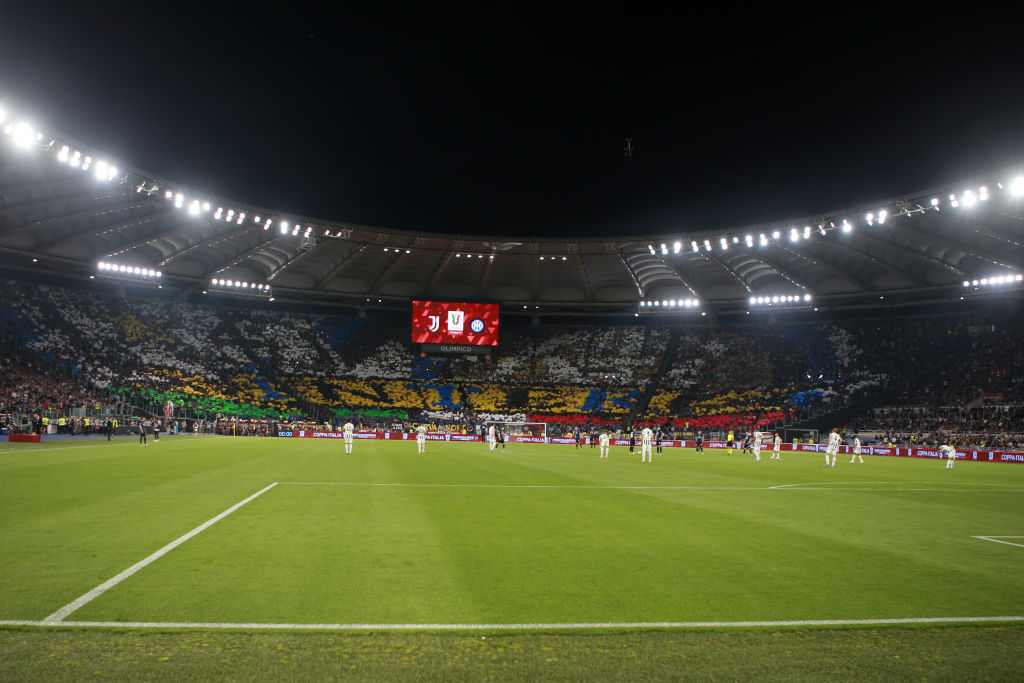 Estadio Olímpico de Roma para la Coppa Italia