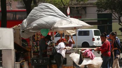 Fuertes vientos en CDMX