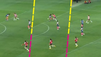 El golazo de Christian Jaramillo en el Campeón de Campeones Femenil entre Chivas y Rayadas