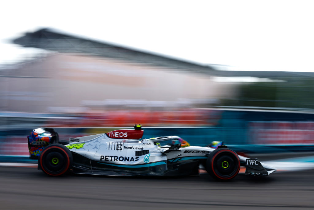 lewis hamilton mercedes miami