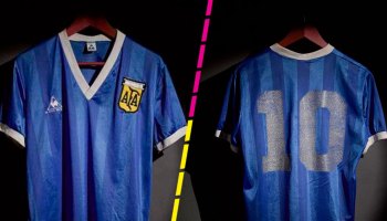 ¡Soltaron una buena lana! Ya se vendió la playera que usó Maradona para hacer 'La Mano de Dios' en México 1986