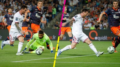 El doblete de Messi a pase de Mbappé en la goleada del PSG