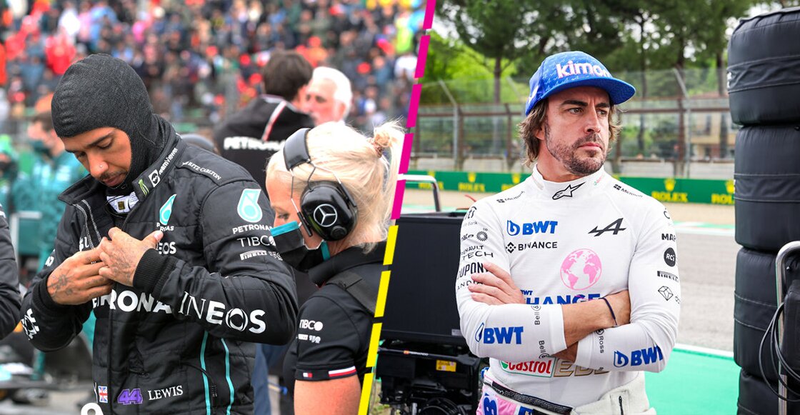 La pedrada de Fernando Alonso a Hamilton por los problemas de Mercedes: "Rompió récords porque tenía el coche más rápido"