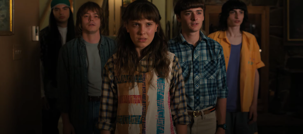 Argyle, Charlie, Eleven, Will y Mike en 'Stranger Things' 