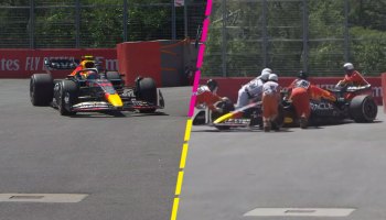 Checo Pérez abandono Canadá