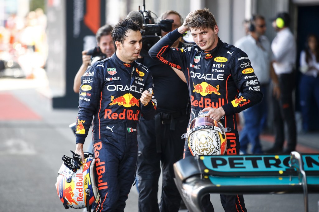 Checo Pérez y Verstappen GP Azerbaiyán