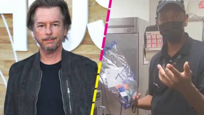 Así el genial gesto de David Spade con un empleado de un restaurante