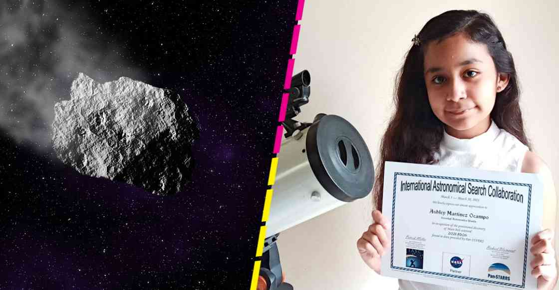 Ashley, la niña mexicana que descubrió un asteroide y lo podrá bautizar