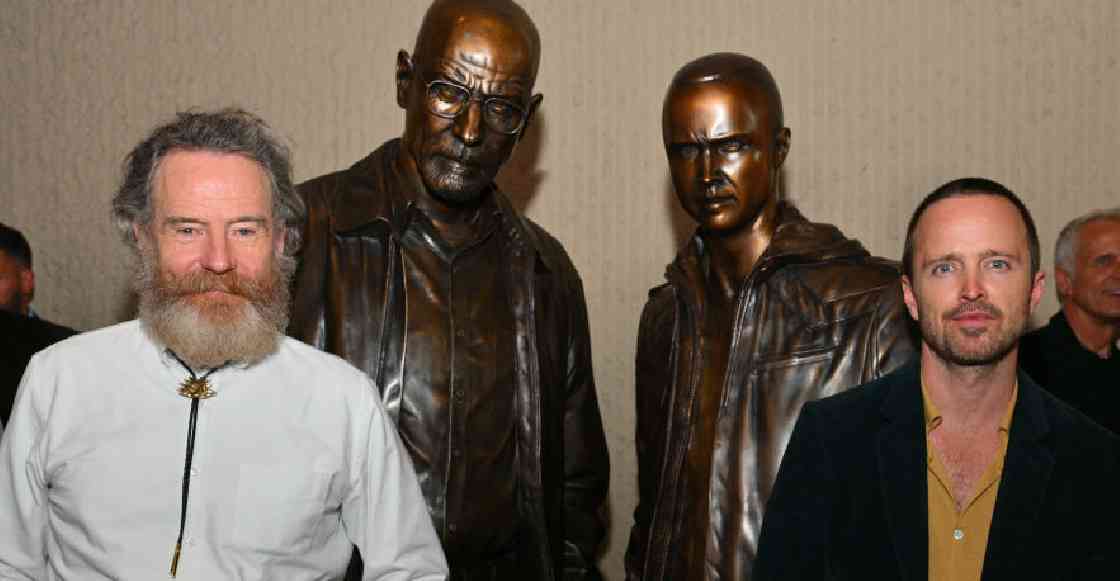 ¡Heisenberg! Revelan estatuas en honor a Walter White y Jesse Pinkman de 'Breaking Bad'