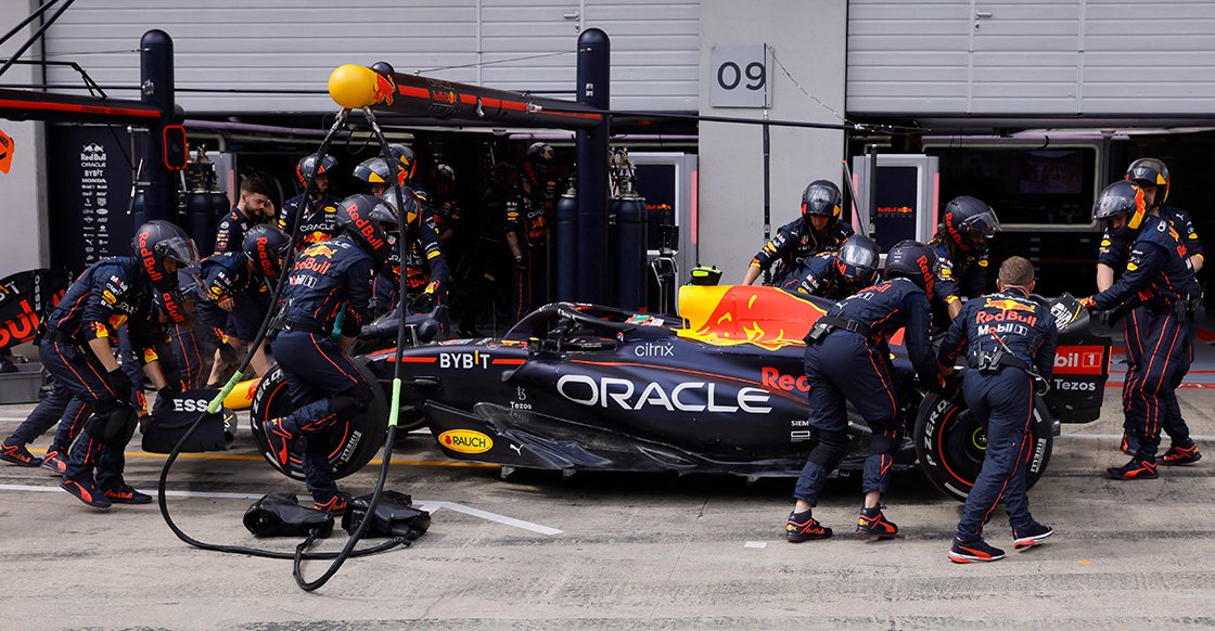 El toque con Russell y abandono de Checo Pérez en el GP de Austria