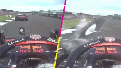 El halo de seguridad también salvó a Checo del endplate de Leclerc en Silverstone