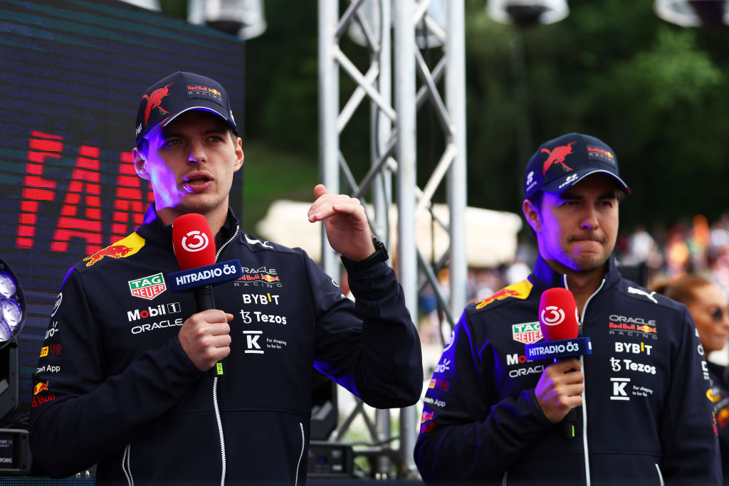 checo perez y max verstappen