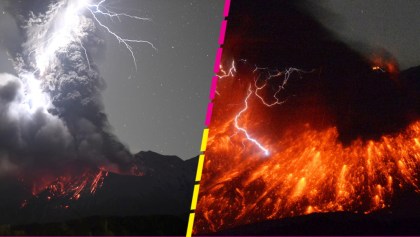 Imágenes de la erupción del volcán Sakurajima en Japón