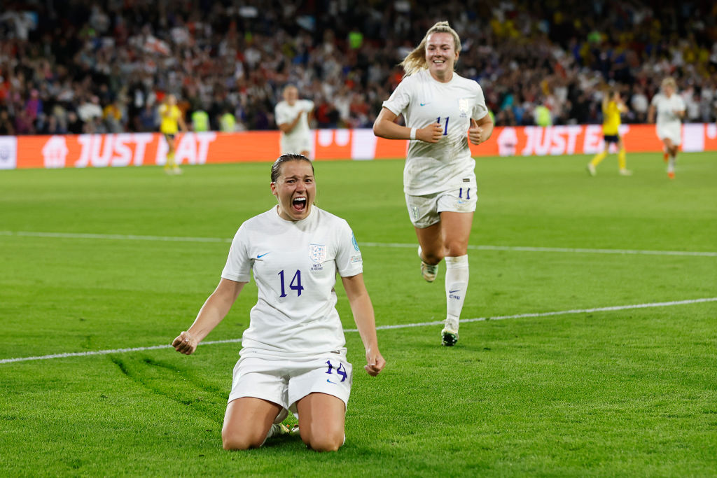 It's coming home! El gol de taquito de Russo que consumó el pase de Inglaterra a la final de la Euro 2022