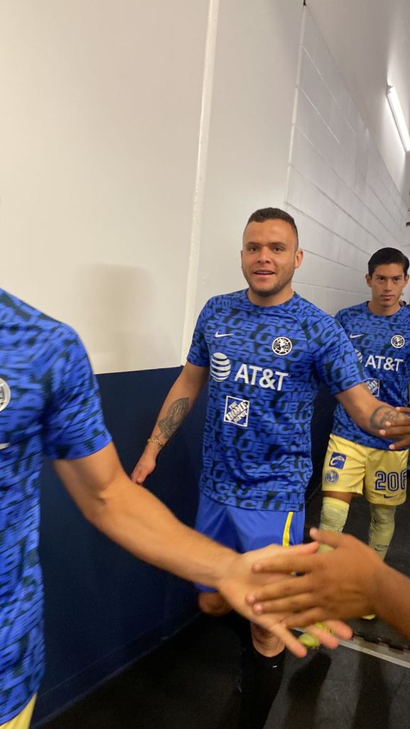 Jonathan 'Cabecita' Rodríguez en el América vs Manchester City