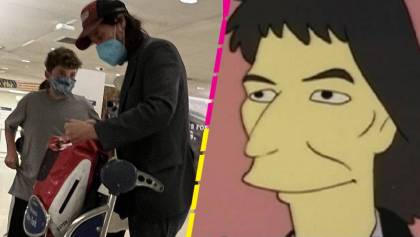 Qué agradable sujeto: Joven entrevista a Keanu Reeves en un aeropuerto y se hace viral