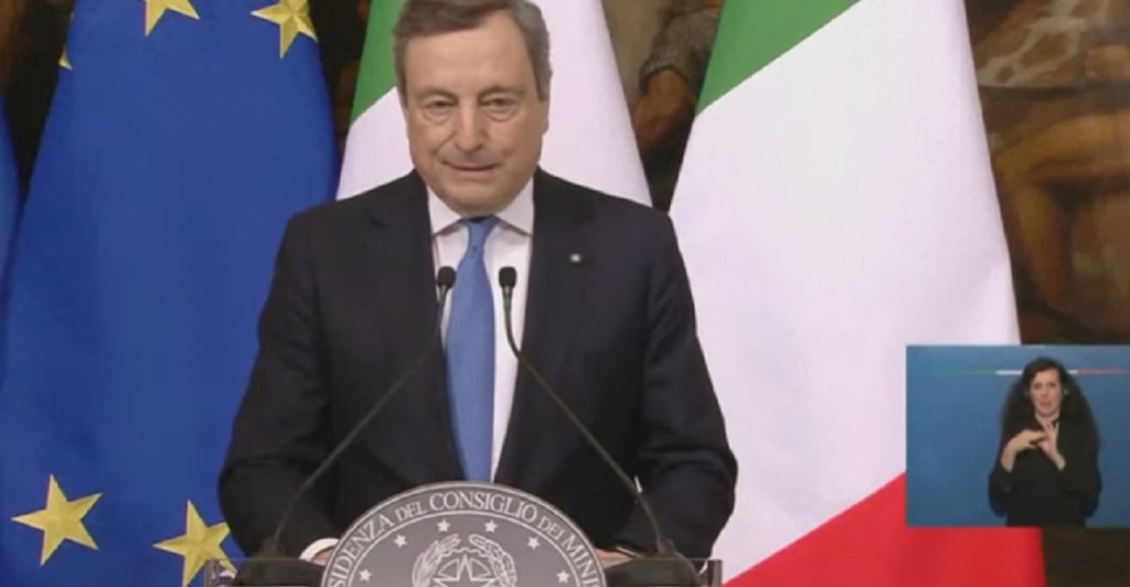 mario draghi primer ministro itlia