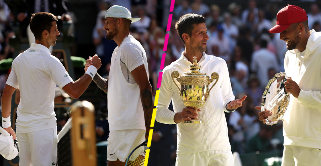 Del odio al amor: Los emotivos discursos de Djokovic y Kyrgios tras la final de Wimbledon