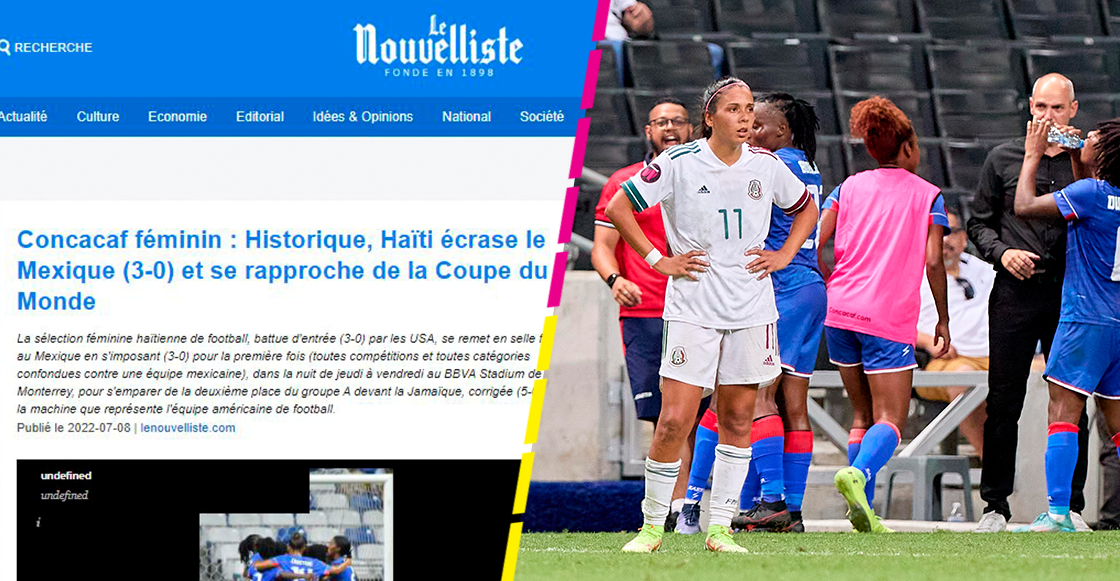 “Histórico”, “Aplasta”: Las palabras de la prensa en Haití tras la victoria ante la Selección Mexicana Femenil