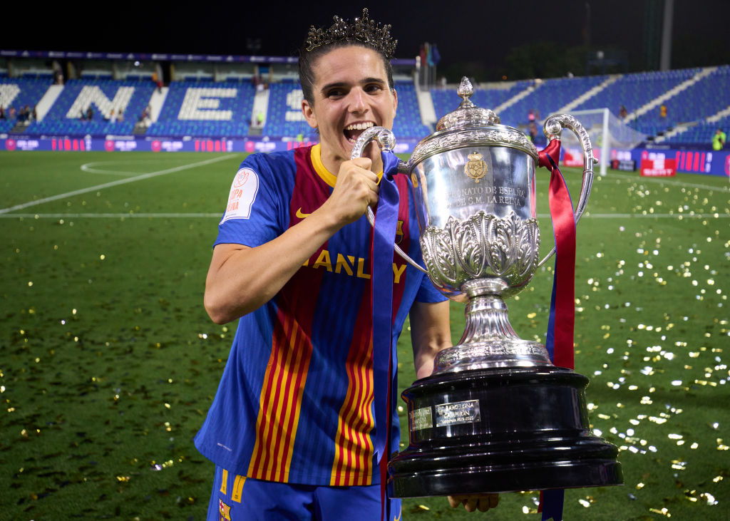 Andrea Pereira con el Barcelona