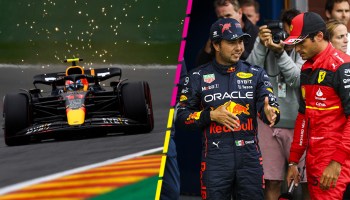 El caos en Ferrari y la batalla por la pole entre Checo Pérez y Sainz en el GP de Bélgica