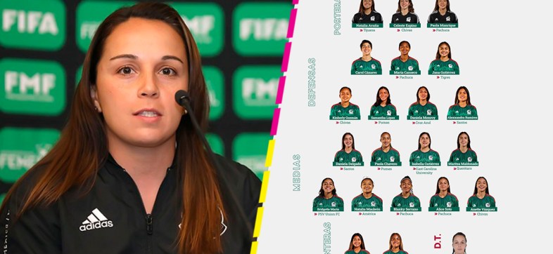 Ellas son las 21 jugadoras convocadas de México para el Mundial Sub 20 Femenil en Costa Rica