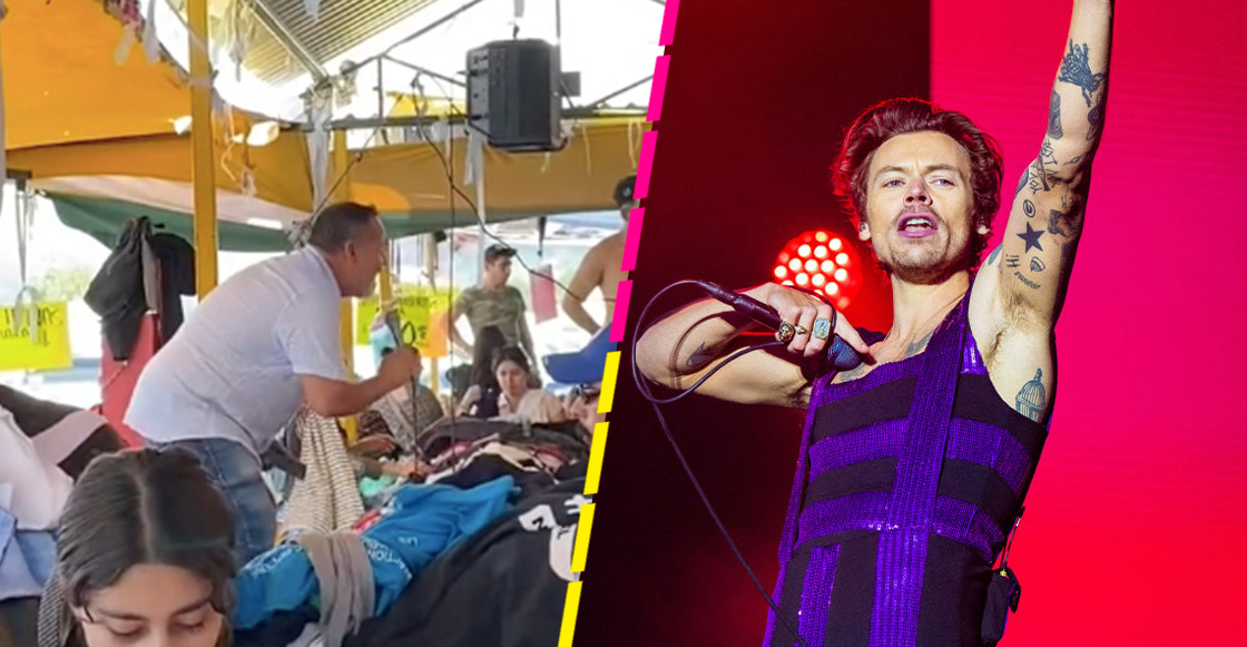 ¡Palomazo en las pacas! Hombre canta "Watermelon Sugar" de Harry Styles en un tianguis y se rifa