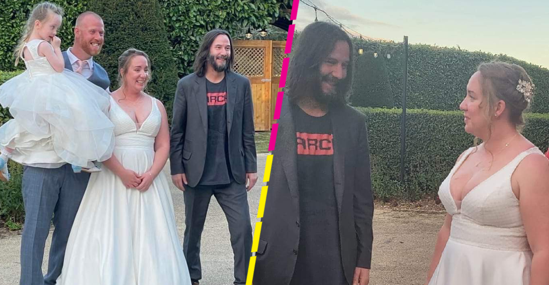 Como cuando te encuentras a Keanu Reeves en un hotel y le cae a tu boda