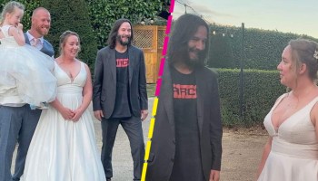 Como cuando te encuentras a Keanu Reeves en un hotel y le cae a tu boda