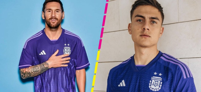 La "maldición" que evitó la Selección de Argentina con su camiseta morada de visitante para Qatar 2022