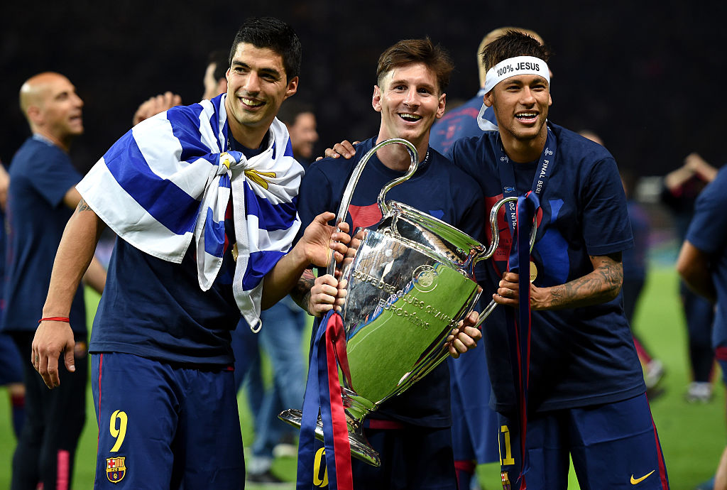 Messi, Neymar y Luis Suárez