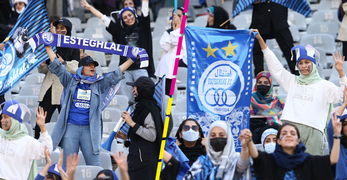 En imágenes: Así fue el regreso de las mujeres al estadio para un partido de futbol en Irán