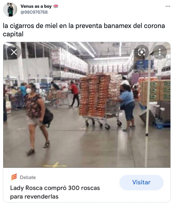 El caso de la chica que anda vendiendo boletos para el Corona Capital carísimos y que tiene enojado al internet