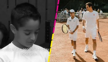 ¡El más grande! Roger Federer cumplió la promesa que hizo a un niño hace 5 años en el US Open