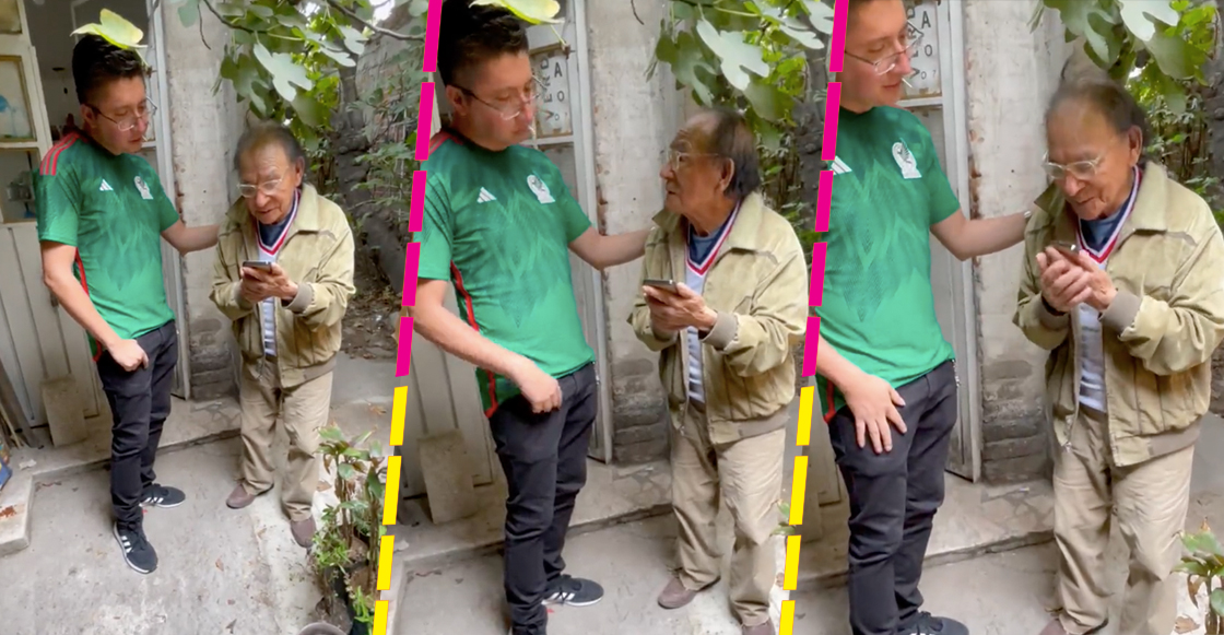 La imperdible reacción de un abuelito que verá a Chivas en el estadio por primera vez