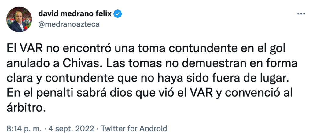 "Ya es suficiente": La postura de Chivas tras las polémicas del VAR ante Toluca