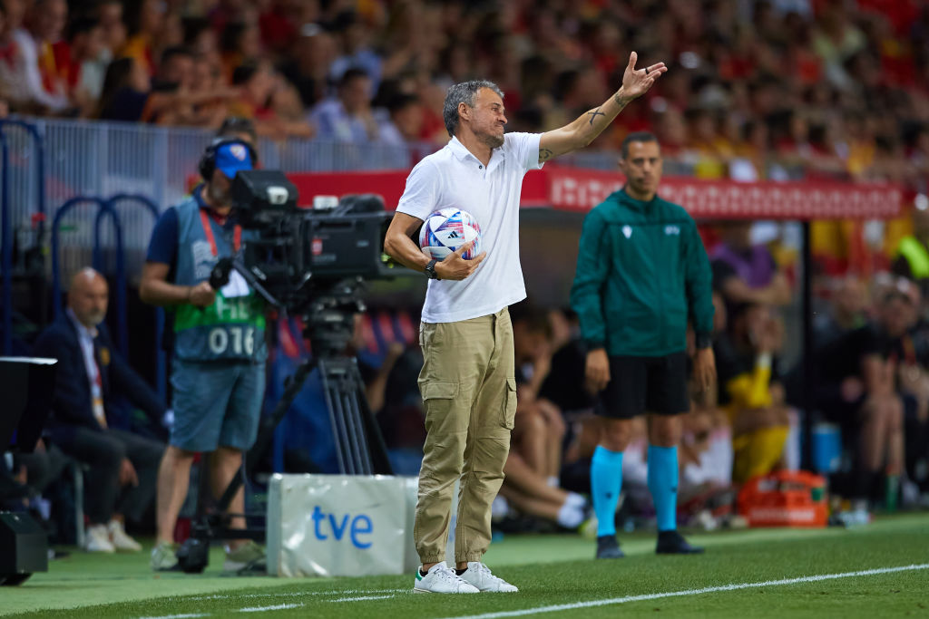 Luis Enrique, DT de la Selección de España