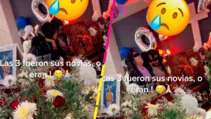 ¿Opiniones? Joven muere y sus 3 novias llegan al funeral a despedirlo