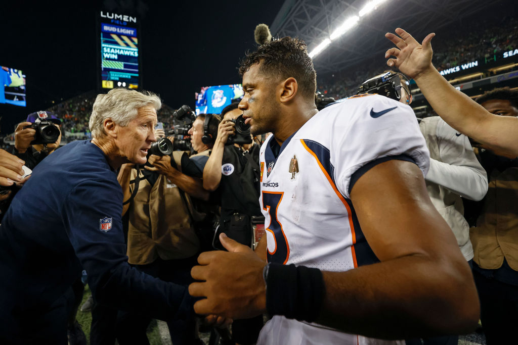 Pete Carroll y su reencuentro con Russell Wilson en la semana 1 de NFL